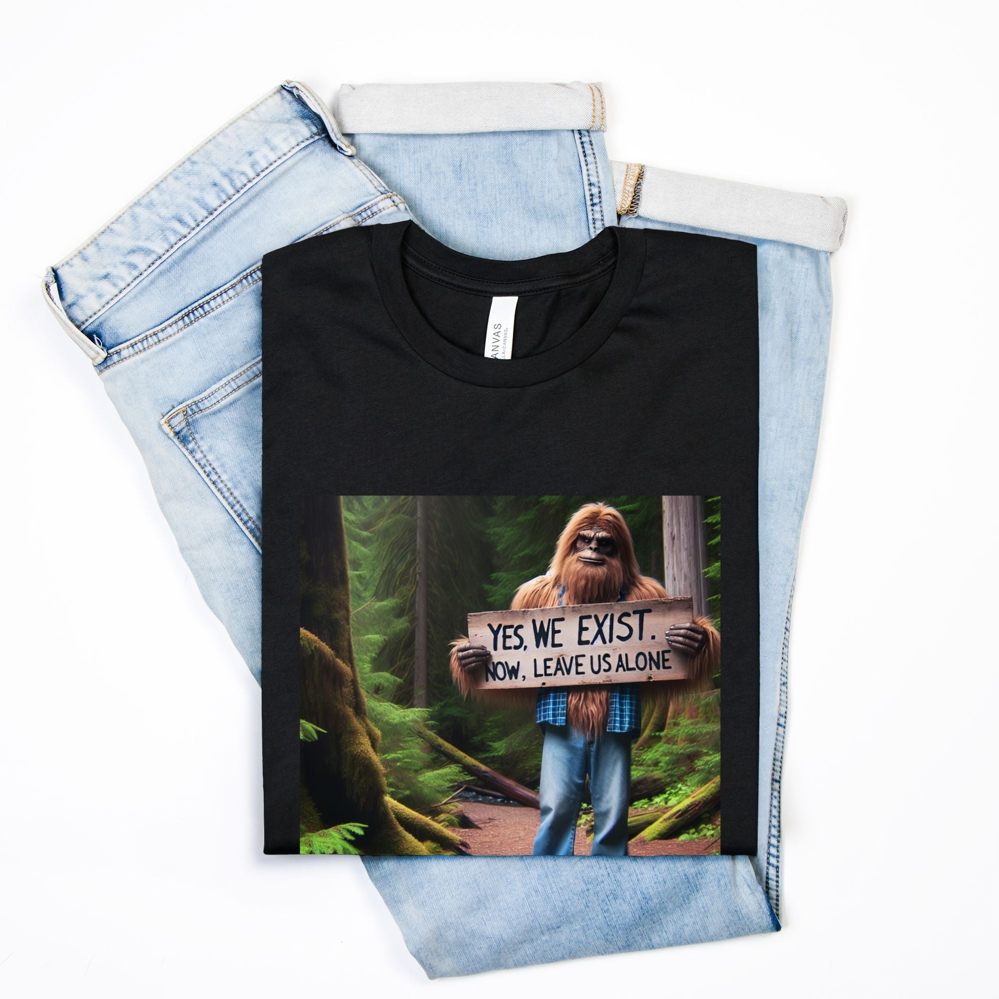 Sasquatch Leave Me Alone Sign